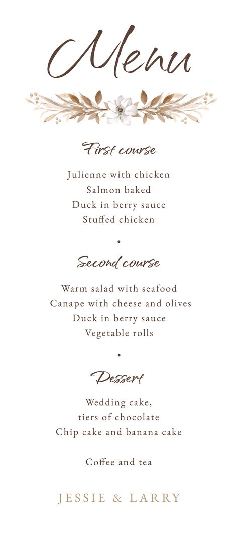 Rustic Wedding Menu Card に対する画像結果