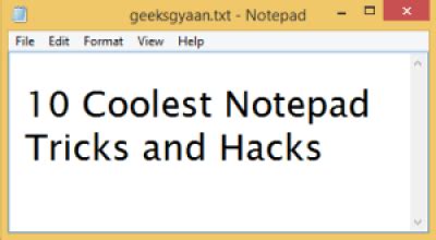 Image result for Notepad Tricks