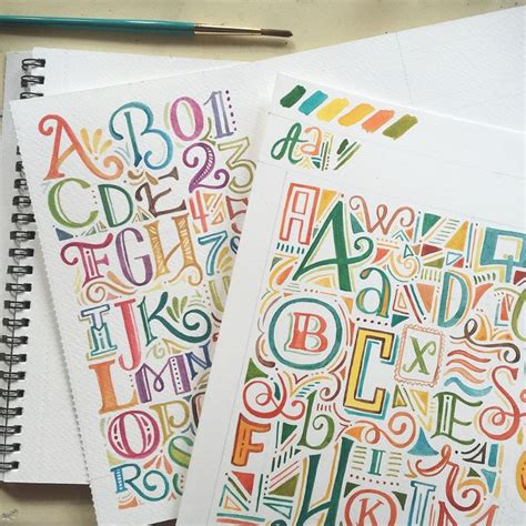 Image result for Example of Creative Notebook Lettering