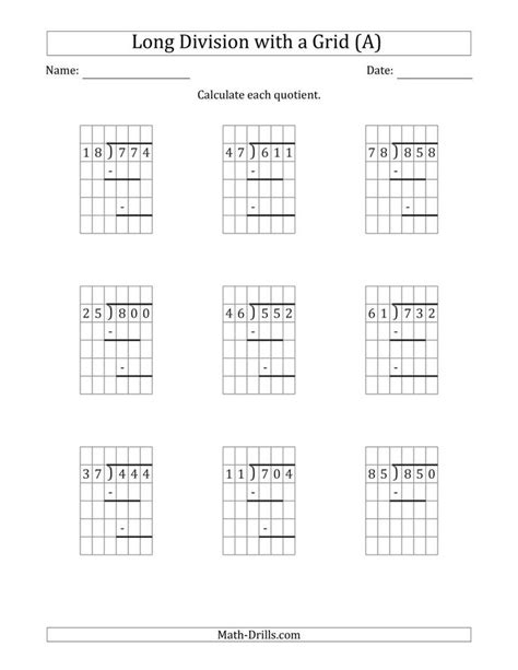 Image result for Math Division 3 Digit