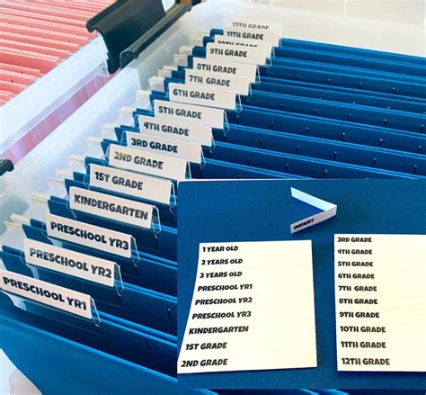 Image result for Child File Box Label