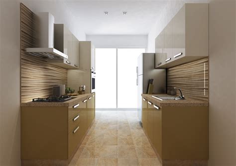 Afbeeldingsresultaten voor Parallel Kitchen Cabinets Design