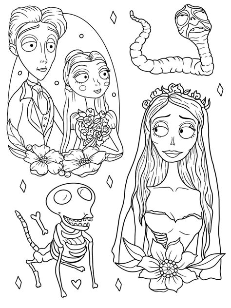 Toradh íomhá ar Corpse Bride Art Drawings