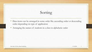 Image result for Sorting in Data Structure PPT