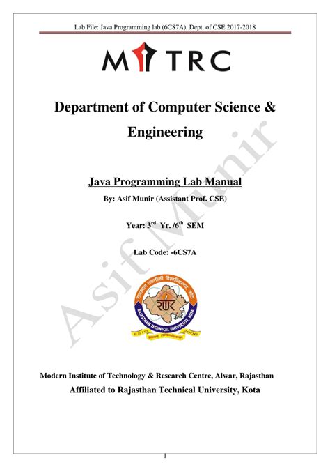 Toradh íomhá ar Java Lab Manual BCA