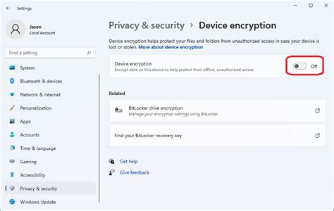 Image result for Device Encryption Settings FR
