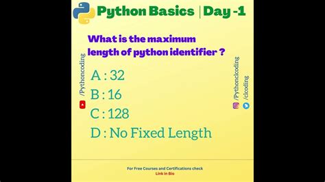 Image result for What Is Maximum Length of Python Identifier