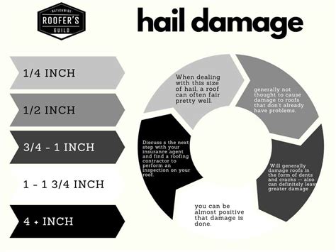Image result for Hail Size Damage Chart