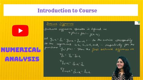 Image result for Numerical Analysis Course Description