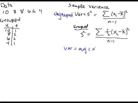 Image result for Calculate Sample Variance