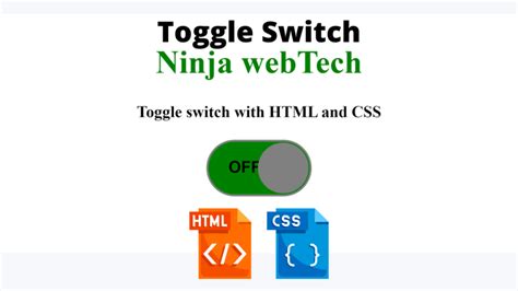 Toradh íomhá ar How to Make a Toggle Switch HTML