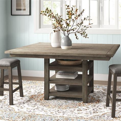 Afbeeldingsresultaten voor Contemporary Square Dining Table for 8