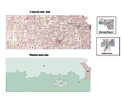 Image result for Zip Code Map of Kansas State