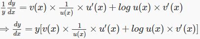 Logarithmic Differentiation に対する画像結果