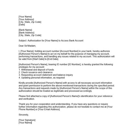 Toradh íomhá ar Authorization Letter Sample for Processing