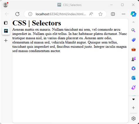 Image result for Body Element Selector CSS