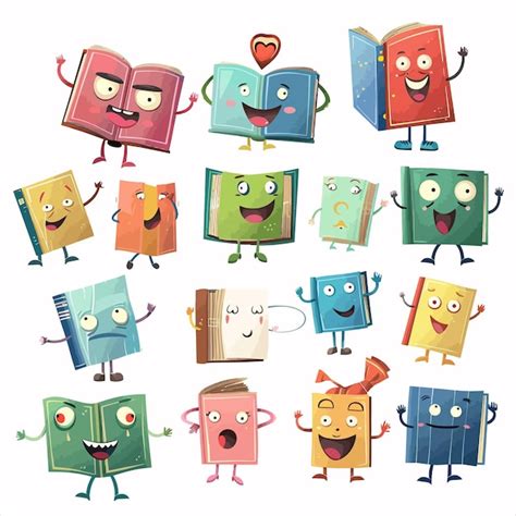 Animated Book Characters Images - Free Download on Freepik
