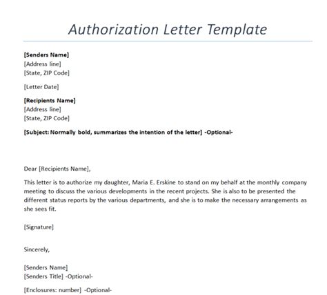 Image result for Example of Simple Authorization Letter