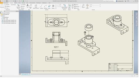 Toradh íomhá ar How to Combine Parts in Inventor