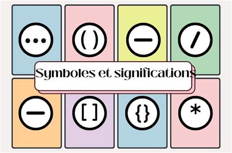 Symbole Signification に対する画像結果