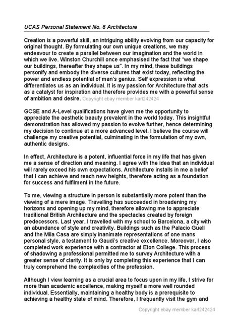 UCAS Personal Statement Examples に対する画像結果