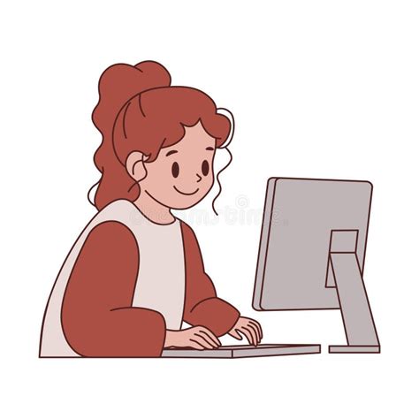Afbeeldingsresultaten voor Computer Lady Cartoon