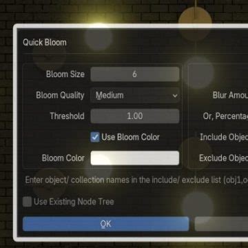 Toradh íomhá ar Bloom Blender
