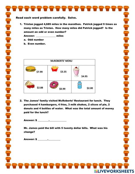 Worksheet On Solving Different Problem Solving に対する画像結果