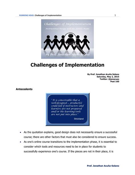 Implementation Challenges に対する画像結果