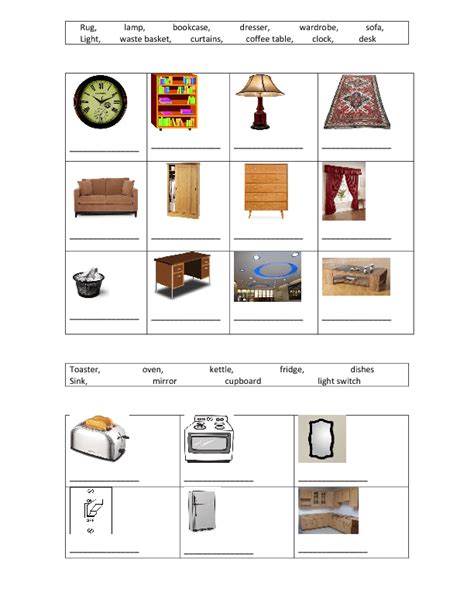 Image result for Home Objects Cheat Sheet