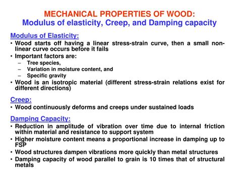 Afbeeldingsresultaten voor Wood Modulus of Elasticity Chart