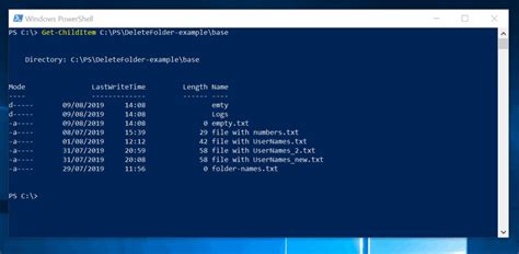Image result for How to Remove Folder Using PowerShell
