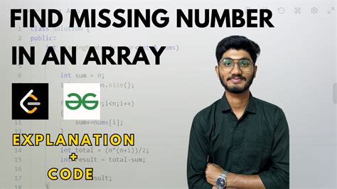 Toradh íomhá ar Missing Number in Array Gfg Solution in Java