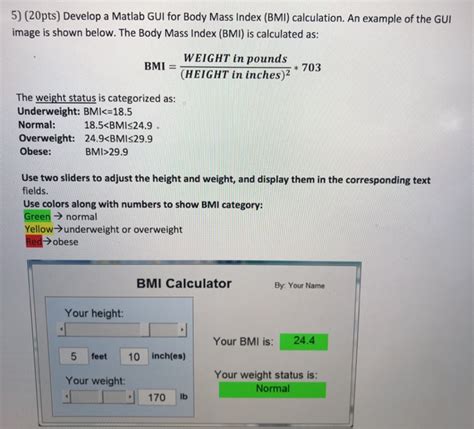 Image result for MATLAB BMI Table