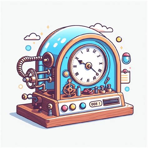 Time Machine Clipart Image - ClipartWorld