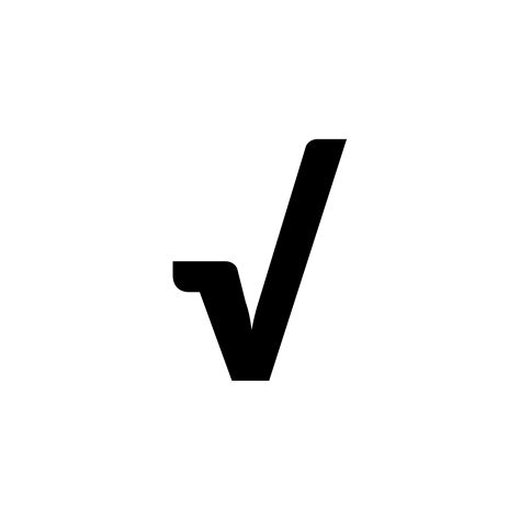 Image result for Symbool Square Root