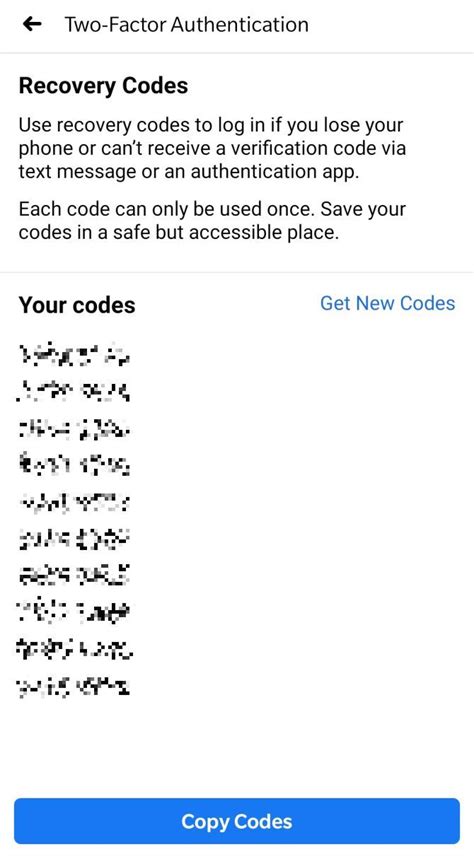 Image result for Facebook 6 Digit Code List