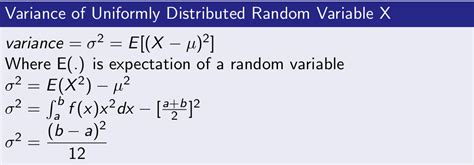 Uniform Distribution Variance Formula に対する画像結果