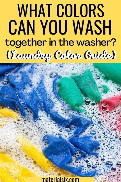 What colors can you wash together laundry color guide – Artofit
