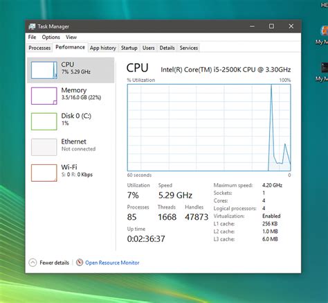 Image result for Task Manager Intel I-9 Processor Picture