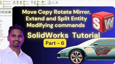 Toradh íomhá ar Moving a Split Part in SolidWorks