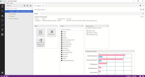 Image result for Azure Data Studio Dashboard Examples