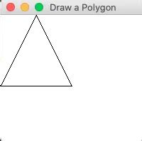 Afbeeldingsresultaten voor Draw Triangle Shape in Java