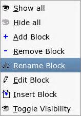 Qcad Block に対する画像結果