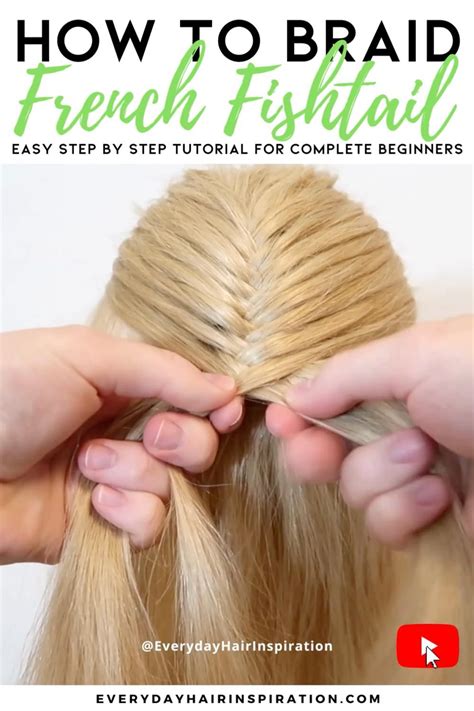 Image result for French Braid Hair Tutorial