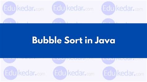 Image result for Bubble Sort in Java