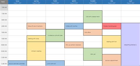 Image result for How to Create a Schedule Worksheet