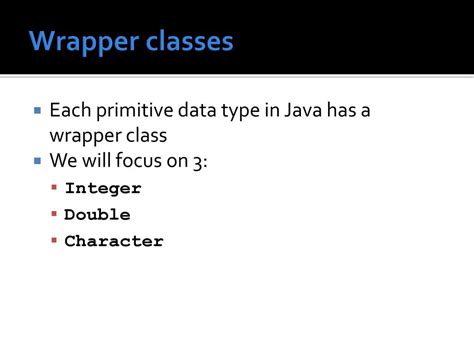 Image result for Character Wrapper Class in Java