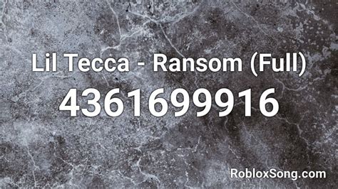 Image result for Lil Tecca ID Codes Roblox Diva