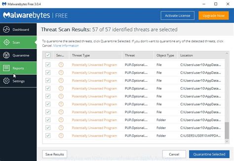 Malwarebytes Save Log Scan に対する画像結果